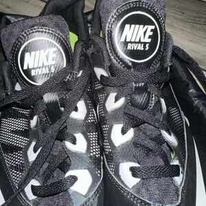 Nike Zoom Rival Sprint Track Shoes no Spikes Mens 13 Black Running  616313 001